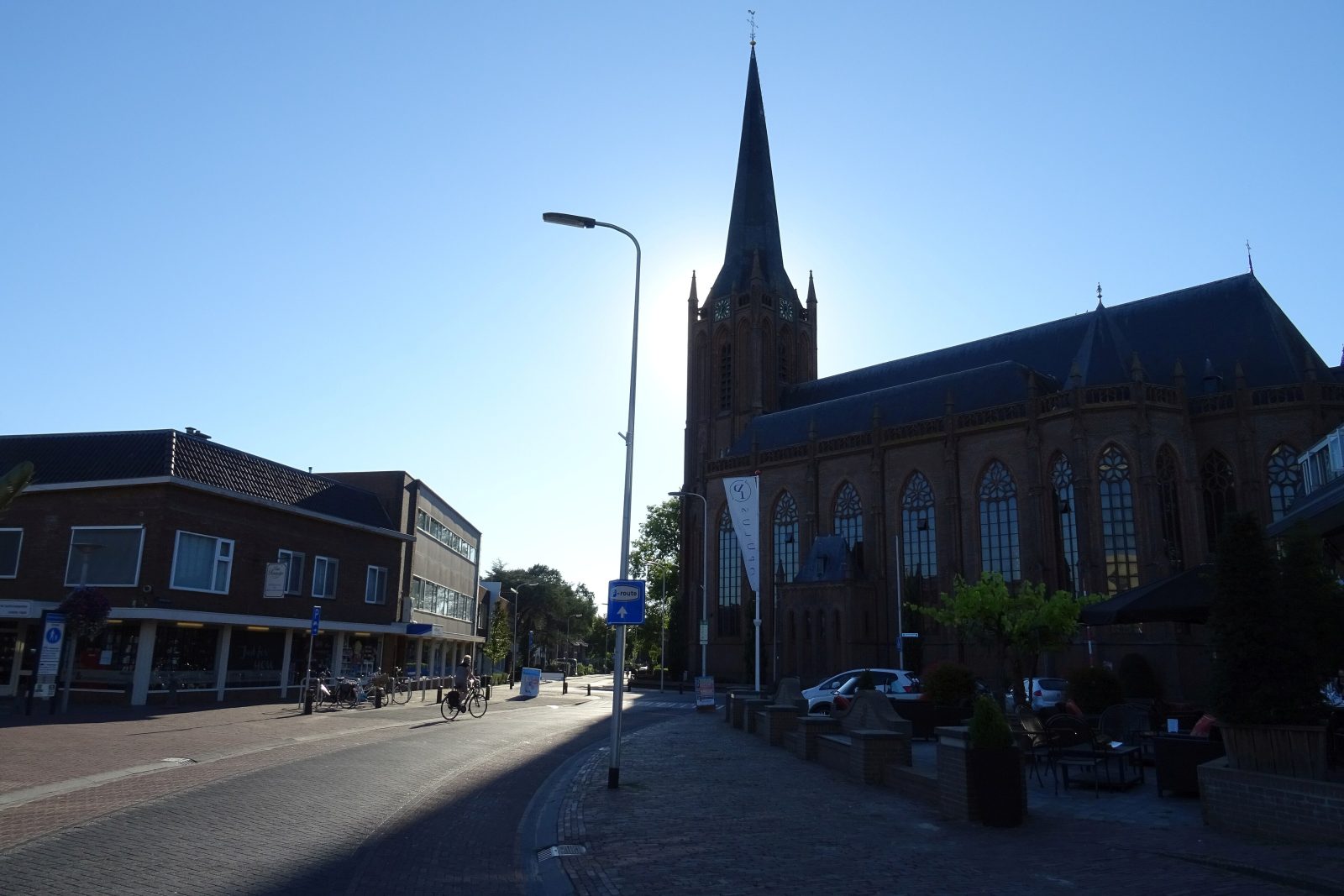 Centrum van Raalte met de Kruisverheffingskerk